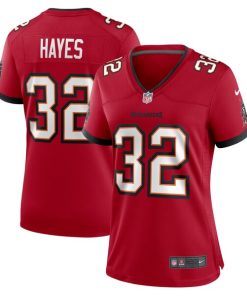 Josh Hayes Tampa Bay Buccaneers Nike Women's  Game Jersey -  Red