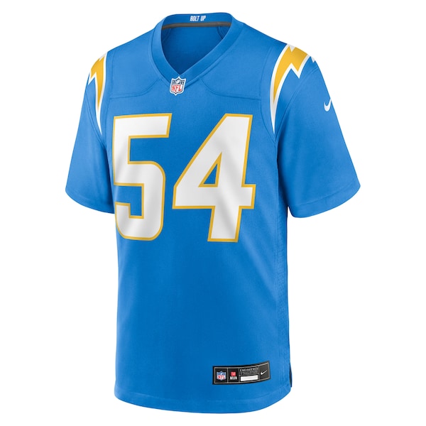 Kyle Kennard Los Angeles Chargers Nike Team Game Jersey - Powder Blue - Image 2