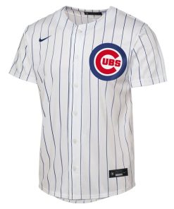 Alternative view of Dansby Swanson Chicago Cubs Nike Youth Home Replica Player Jersey - White