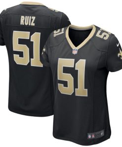 Cesar Ruiz New Orleans Saints Nike Women's Game Jersey - Black
