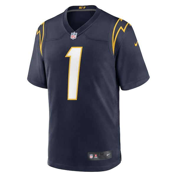 Quentin Johnston Los Angeles Chargers Nike Alternate Game Jersey - Navy/Royal/White - Image 8