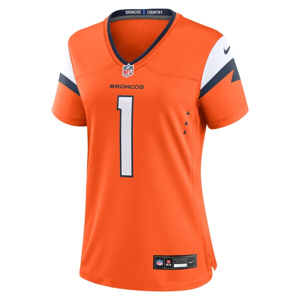 Denver Broncos Nike Women's #1 Mom Game Jersey - Orange - Image 2