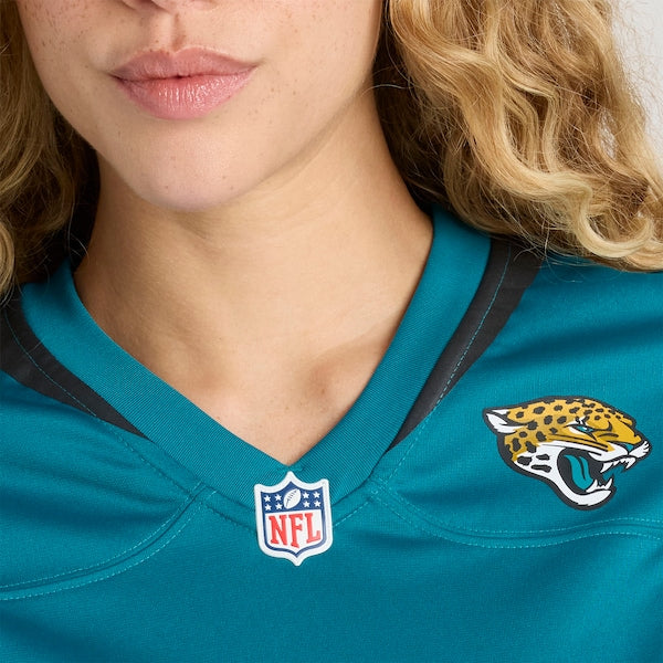 Jerome Carvin Jacksonville Jaguars Nike Women's Game Jersey - Teal - Image 9