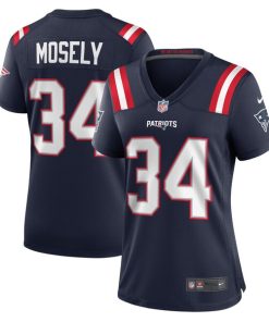 Quandre Mosely New England Patriots Nike Women's Home Game Player Jersey - Navy