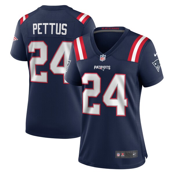 Dell Pettus New England Patriots Nike Women's Game Jersey - Navy - Image 4