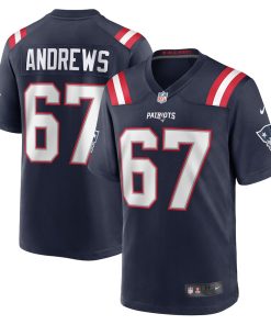 Jake Andrews New England Patriots Nike Team Game Jersey -  Navy