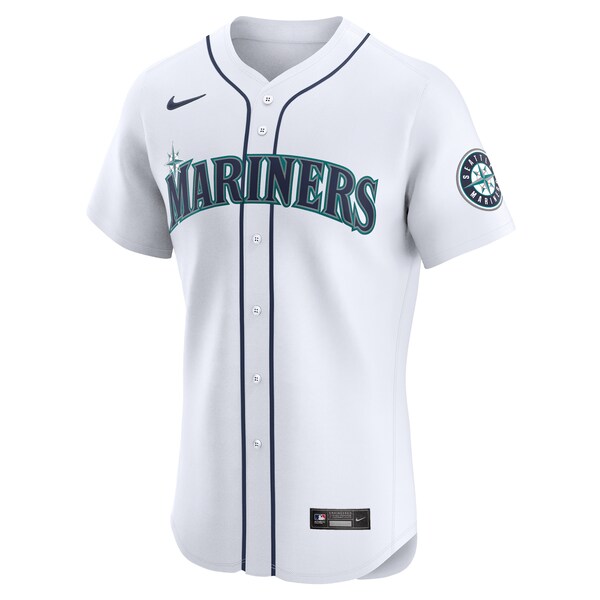 Seattle Mariners Nike Home Elite Pick-A-Player Retired Roster Jersey - White - Image 2