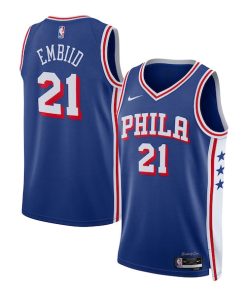 Joel Embiid Philadelphia 76ers Nike Unisex Swingman Jersey - Icon Edition - Royal/White
