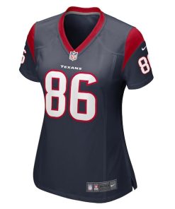 Alternative view of Dalton Schultz Houston Texans Nike Women's Team Game Jersey -  Navy