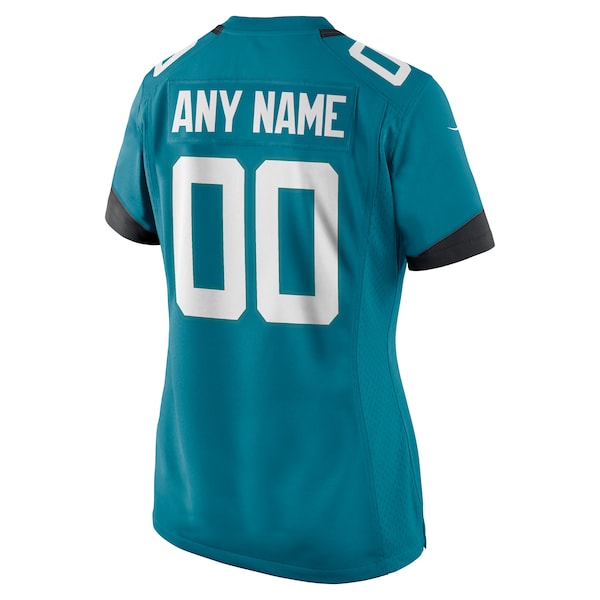 Jacksonville Jaguars Nike Women's Alternate Custom Jersey - Teal - Image 3