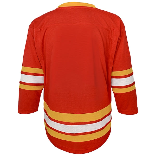 Calgary Flames Preschool Home Replica Blank Jersey - Red - Image 3