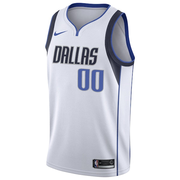 Dallas Mavericks Nike Custom Swingman Jersey White - Association Edition - Image 2