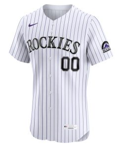 Alternative view of Colorado Rockies Nike  Home Elite Pick-A-Player Retired Roster Jersey - White
