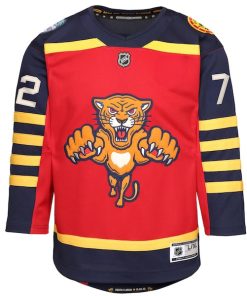 Alternative view of Sergei Bobrovsky Florida Panthers Outerstuff Youth 2026 NHL Winter Classic Premier Jersey - Red
