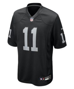 Alternative view of Jeremy Chinn Las Vegas Raiders Nike Team Game Jersey -  Black