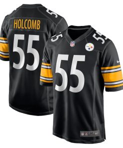 Cole Holcomb Pittsburgh Steelers Nike Game Player Jersey - Black