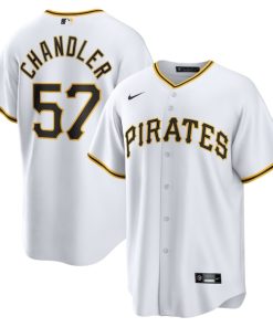 Bubba Chandler Pittsburgh Pirates Nike Home Replica Jersey - White