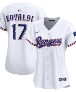 Nathan Eovaldi Texas Rangers Nike Women's Home Limited Player Jersey - White