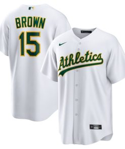 Seth Brown Athletics Nike Home Replica Jersey - White