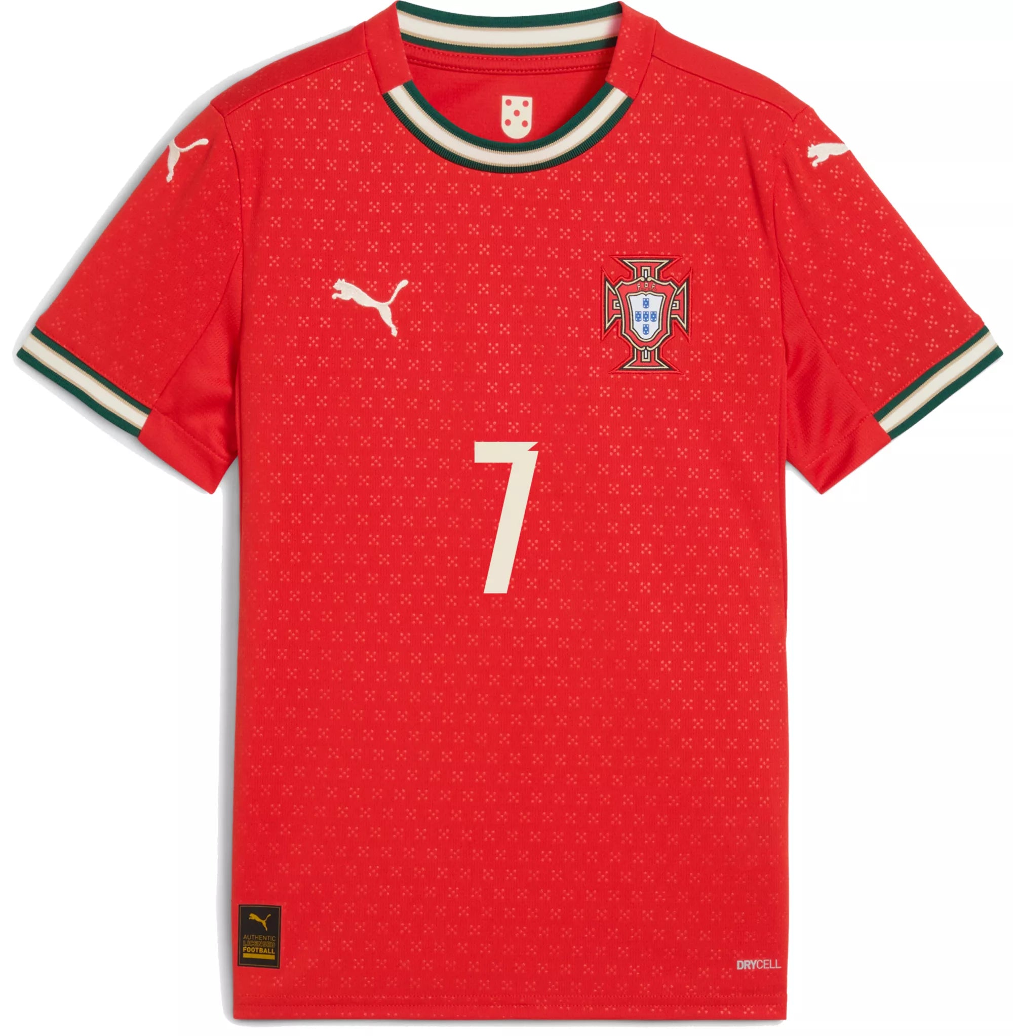 2025 PUMA Cristiano Ronaldo Portugal Youth Home Authentic Jersey - Image 2