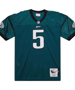 Alternative view of Donovan McNabb Philadelphia Eagles 1999  Authentic Throwback Retired Player Jersey - Midnight Green