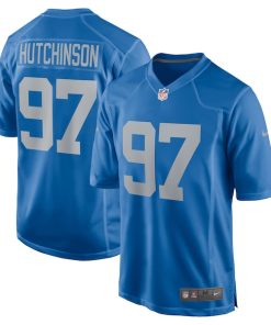 Aidan Hutchinson Detroit Lions Nike Player Game Jersey - Blue