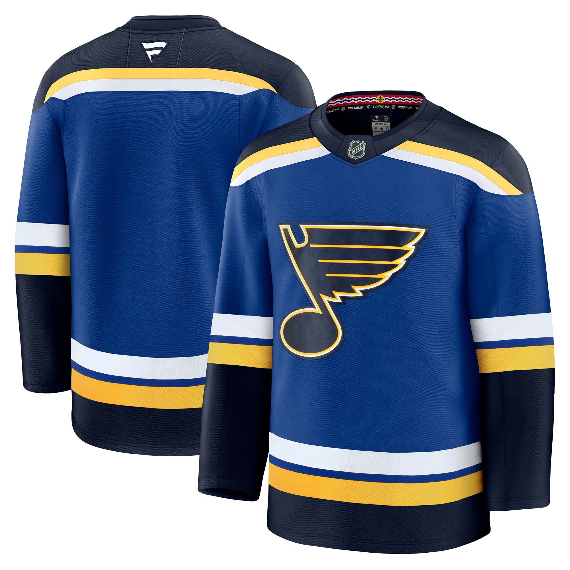 St. Louis Blues Away Premium Jersey - White/Blue - Image 6