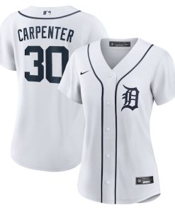 Kerry Carpenter Detroit Tigers Nike Women's Home Replica Jersey - White