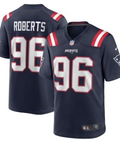 Sam Roberts New England Patriots Nike Game Player Jersey - Navy