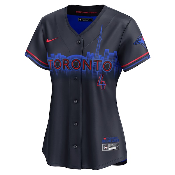 George Springer Toronto Blue Jays Nike Women's 2024 City Connect Limited Player Jersey - Navy - Image 2