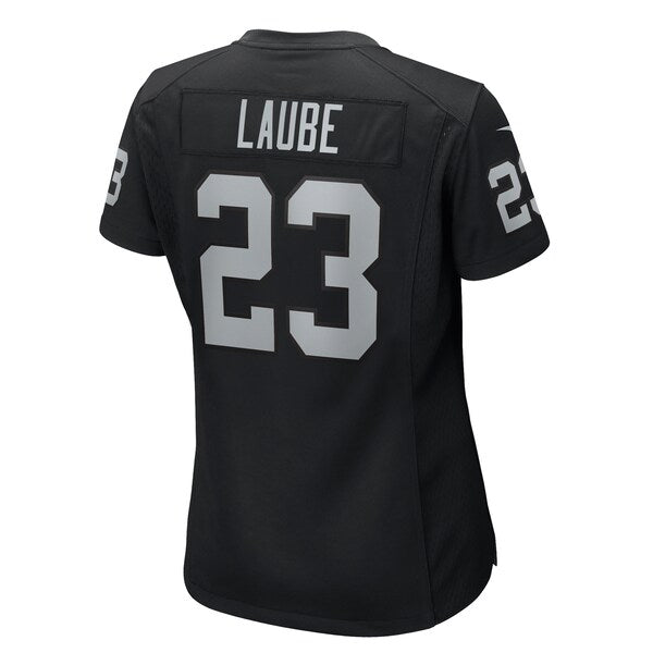 Dylan Laube Las Vegas Raiders Nike Women's Game Jersey - Black - Image 4