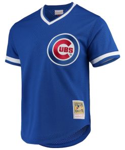 Alternative view of Andre Dawson Chicago Cubs Cooperstown Collection Mesh Batting Practice Jersey - Royal