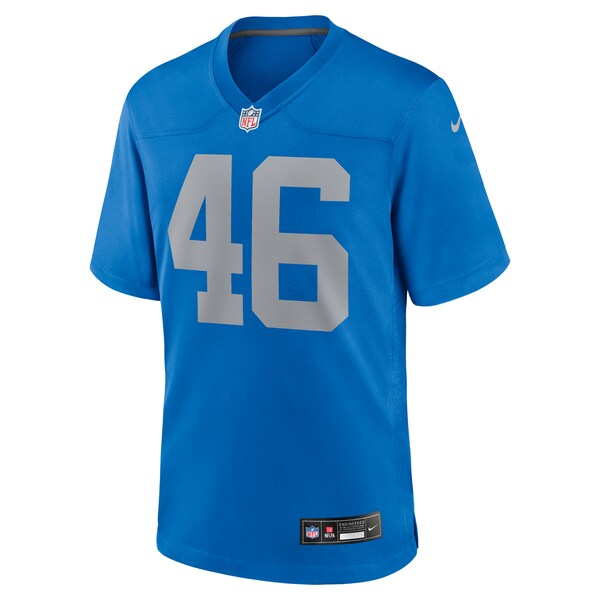 Jack Campbell Detroit Lions Nike Alternate Game Jersey - Blue - Image 3