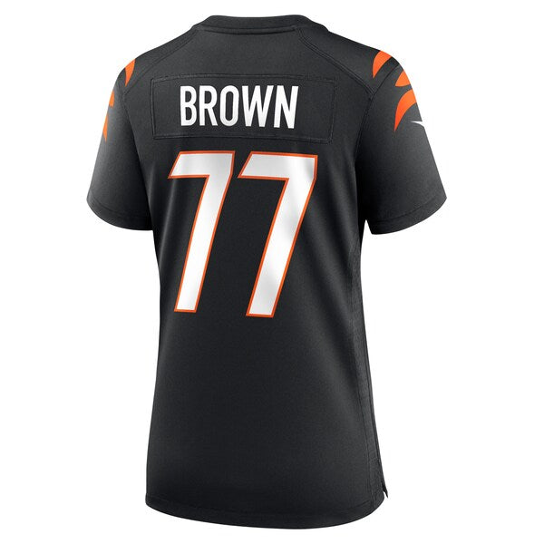 Trent Brown Cincinnati Bengals Nike Women's Game Jersey - Black - Image 3