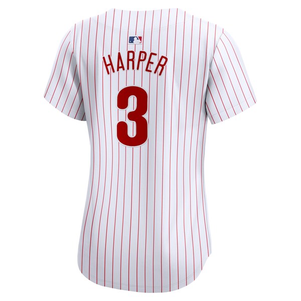 Bryce Harper Philadelphia Phillies Nike Women's Home Limited Player Jersey - White - Image 3