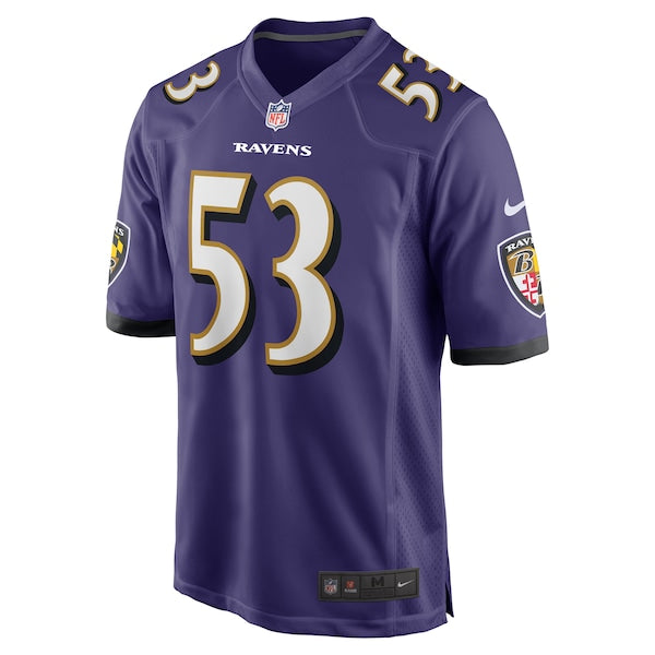 Kyle Van Noy Baltimore Ravens Nike Team Game Jersey - Purple - Image 2