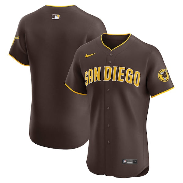 San Diego Padres Nike Alternate Elite Jersey - Brown/Camo/White - Image 2