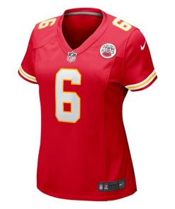Alternative view of Bryan Cook Kansas City Chiefs Nike Women's Game Player Jersey - Red