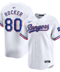 Kumar Rocker Texas Rangers Nike Home Limited Player Jersey - White