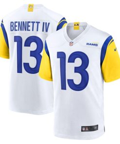 Stetson Bennett Los Angeles Rams Nike  Game Jersey - White/Royal