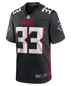 Alternative view of Antonio Hamilton Sr. Atlanta Falcons Nike Team Game Jersey -  Black