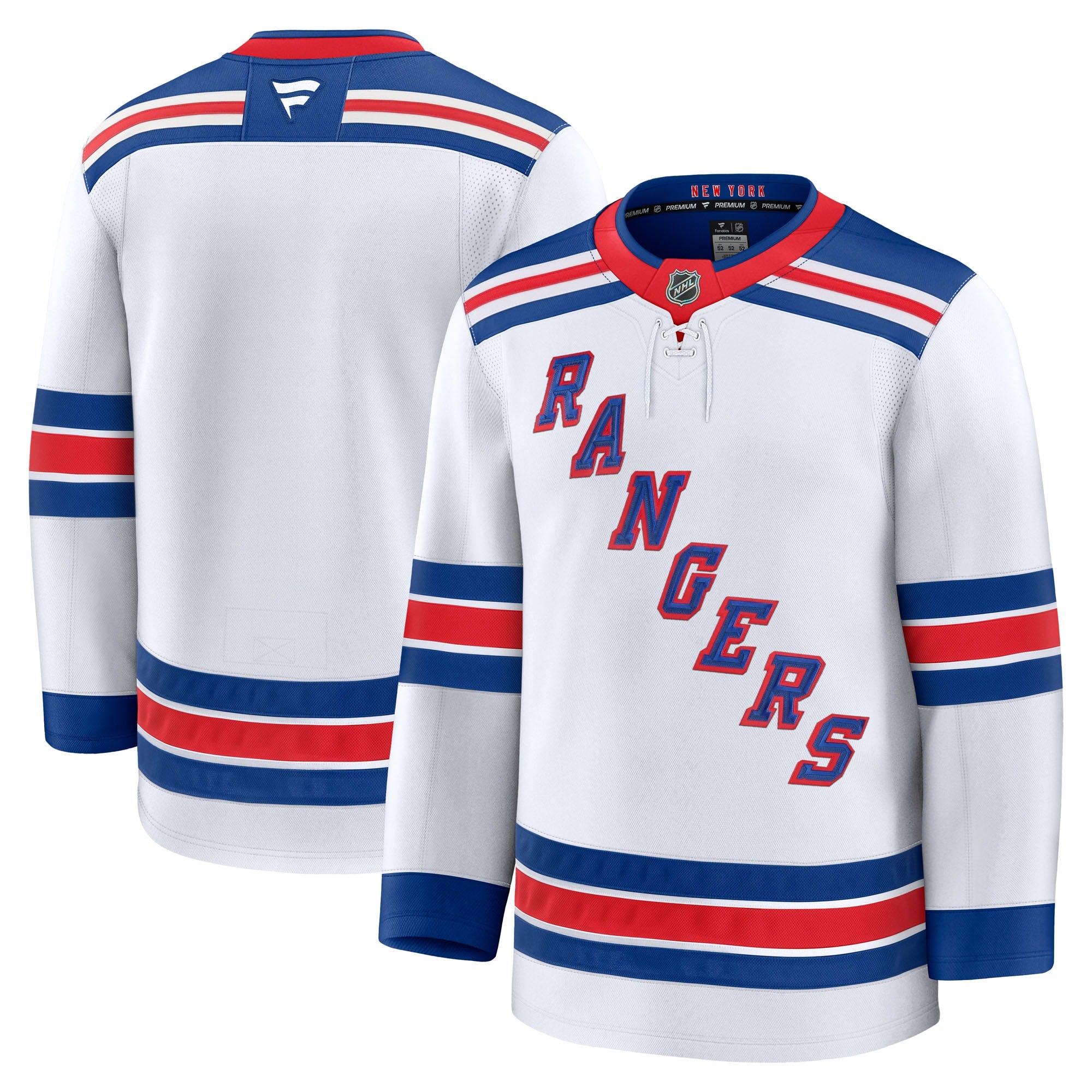 New York Rangers Home Premium Jersey - Blue/White/Navy - Image 10