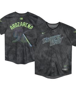 Randy Arozarena Tampa Bay Rays Nike Preschool 2024 City Connect Limited Player Jersey - Charcoal