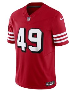 Alternative view of The Faithful San Francisco 49ers Nike Vapor F.U.S.E. Limited Jersey - Scarlet