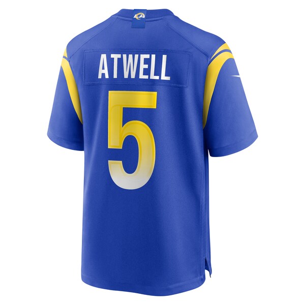 Tutu Atwell Los Angeles Rams Nike Home Game Jersey - Royal - Image 3