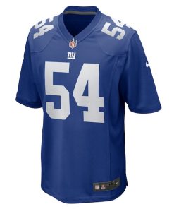 Alternative view of Dyontae Johnson New York Giants Nike Team Game Jersey -  Royal