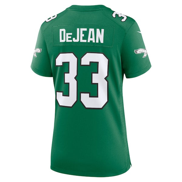 Cooper DeJean Philadelphia Eagles Nike Women's Alternate Game Jersey - Kelly Green/Green - Image 4