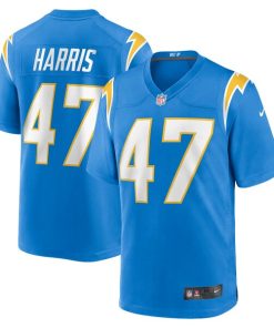 Josh Harris Los Angeles Chargers Nike Game Jersey - Powder Blue