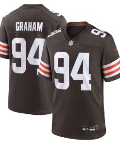 Mason Graham Cleveland Browns Nike 2025 NFL Draft First Round Pick  Game Jersey - Brown