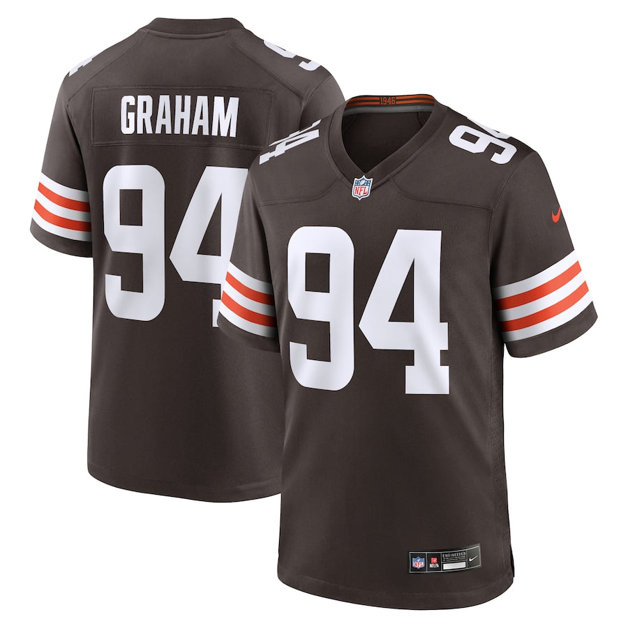 Mason Graham Cleveland Browns Nike 2025 NFL Draft First Round Pick Game Jersey - Brown